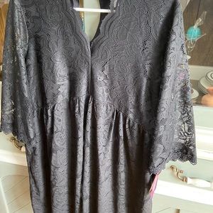 Bohemian style Black dress